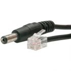 Modular-liittimellä varustettu DC-johto 2,5/5,5 mm +keskellä LEADS/MODU/3617+