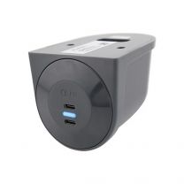 PD-POD-1 Tason alle kiinnitettävä asennuskotelo PDA-sarjan USB latureille