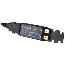 PV USB-2 10 W kojetaulun alle asennettava USB-laturi, 9-32/5 VDC 2,1 A