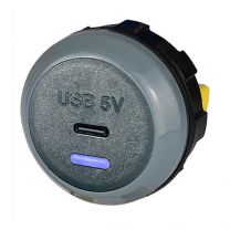 PVPRO-C 15 W tasoon kiinnitettävä USB-C laturi, 9-32/5 VDC 3,0 A