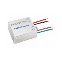 RACD07-500 7W AC/DC vakiovirta LED-poweri;  14,5 VDC 500 mA